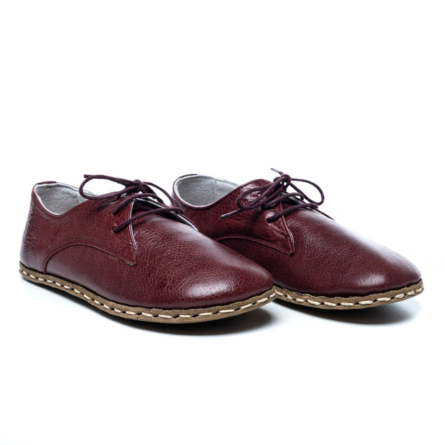 Bordeaux-Oxfords für Damen