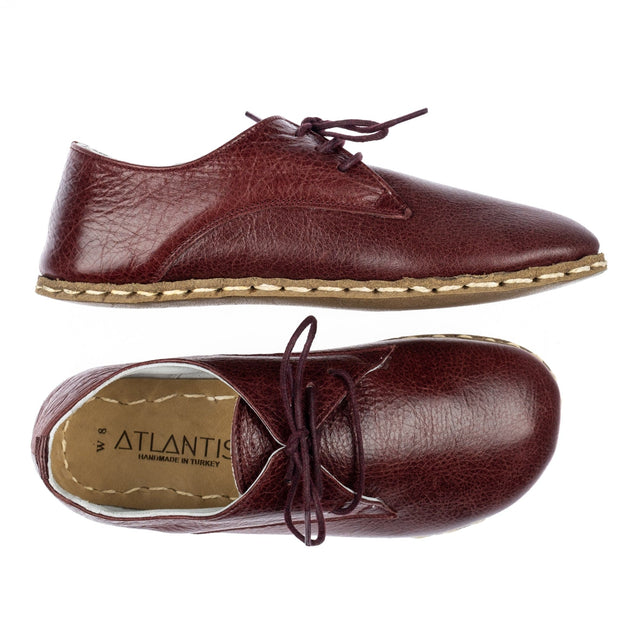 Bordeaux-Oxfords für Damen