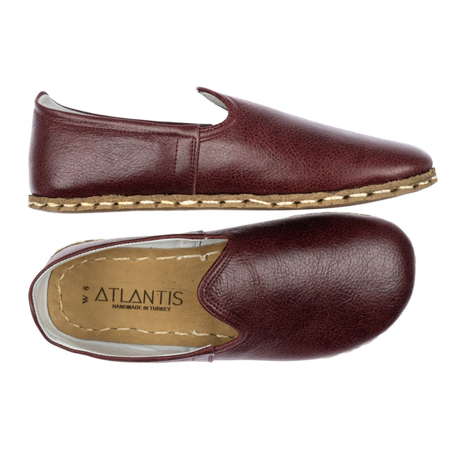 Men's Leather Bordeaux Barefoots