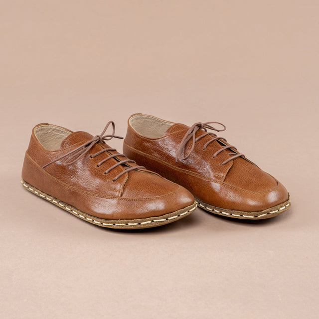 Braune Barfuß-Sneaker für Damen