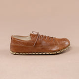 Braune Barfuß-Sneaker für Damen
