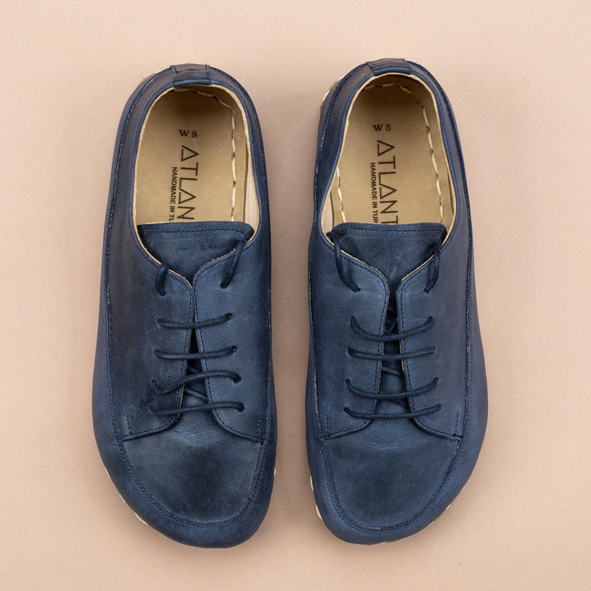 Blaue Barefoot-Sneaker für Damen