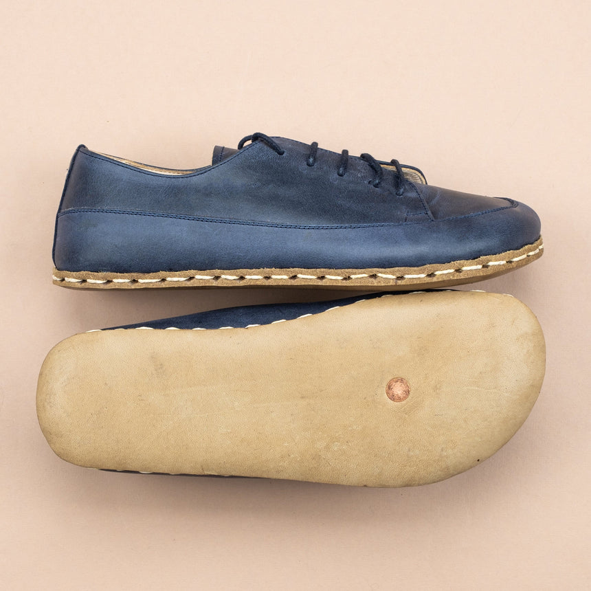 Blaue Barefoot-Sneaker für Damen