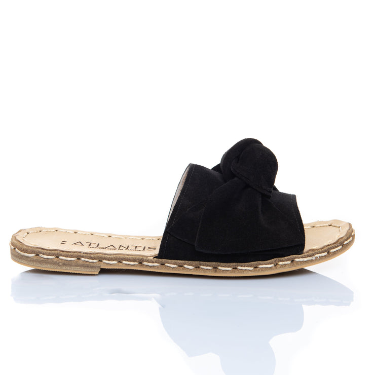 Black Bow - Turkish Sandals for Women & Men : Atlantis Handmade Shoes