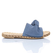 Blue Bow - Turkish Sandals for Women & Men : Atlantis Handmade Shoes