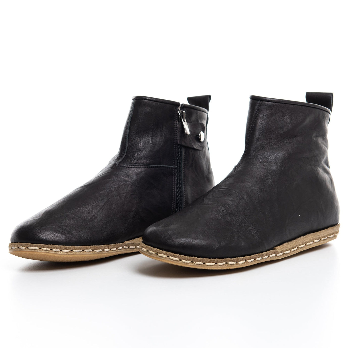 Black - Turkish Boots for Women & Men : Atlantis Handmade Shoes