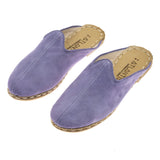 Lavender Slippers - Turkish Slippers for Women & Men : Atlantis Handmade Shoes