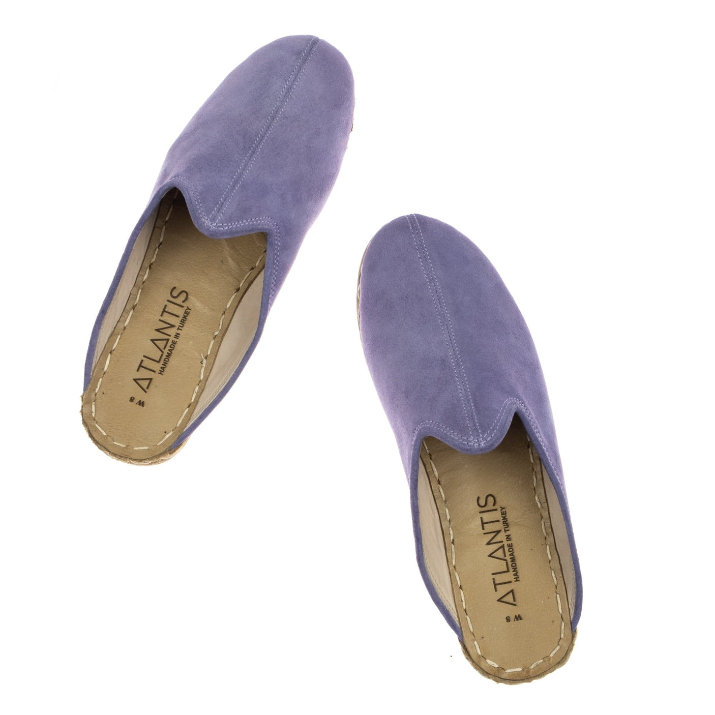 Lavender Slippers - Turkish Slippers for Women & Men : Atlantis Handmade Shoes