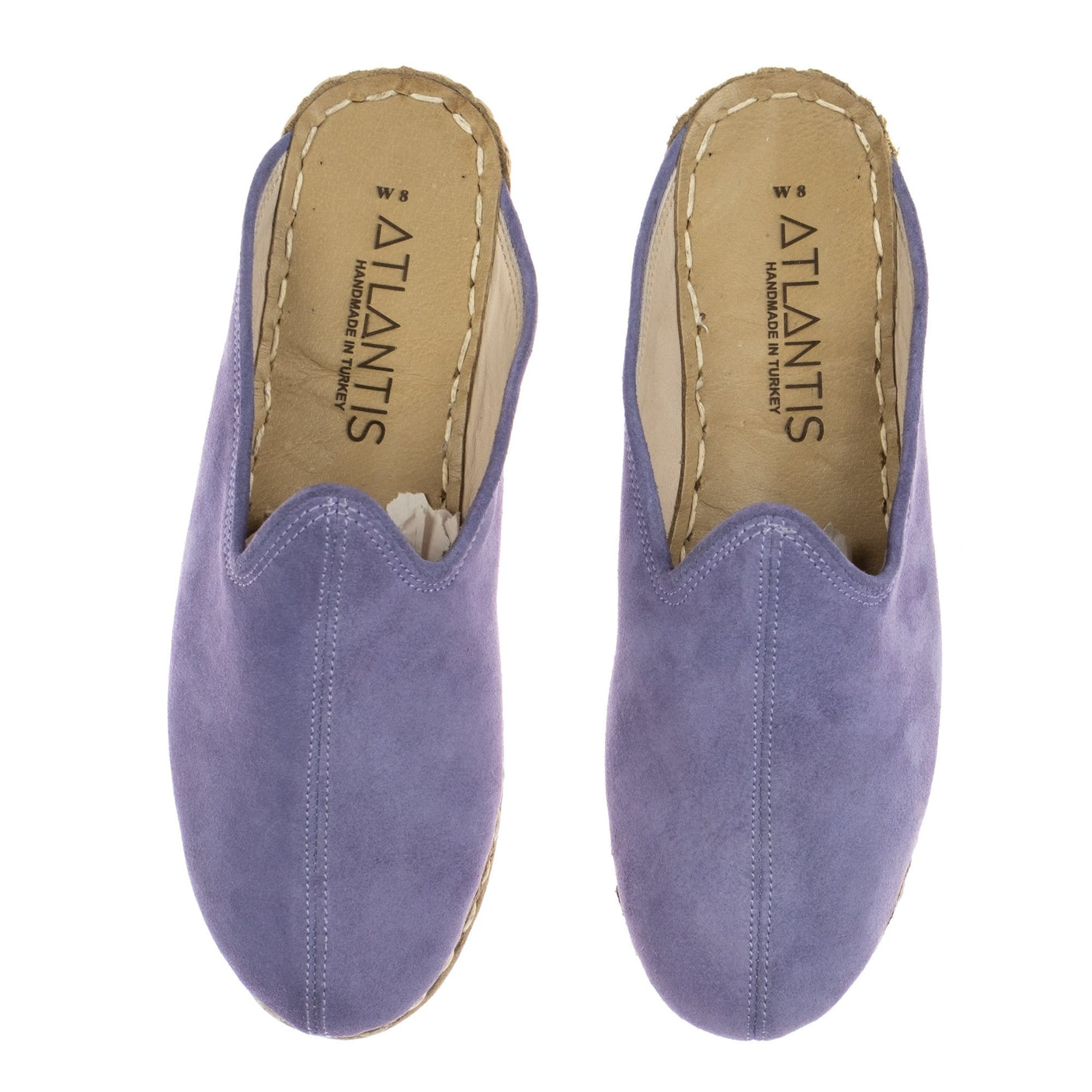 Lavender Slippers - Turkish Slippers for Women & Men : Atlantis Handmade Shoes
