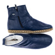 Men's Leather Navy Boots