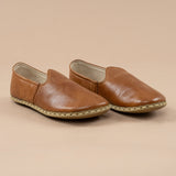 Braune Barfußschuhe für Herren