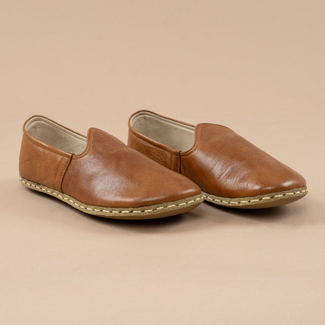Braune Barfußschuhe für Herren