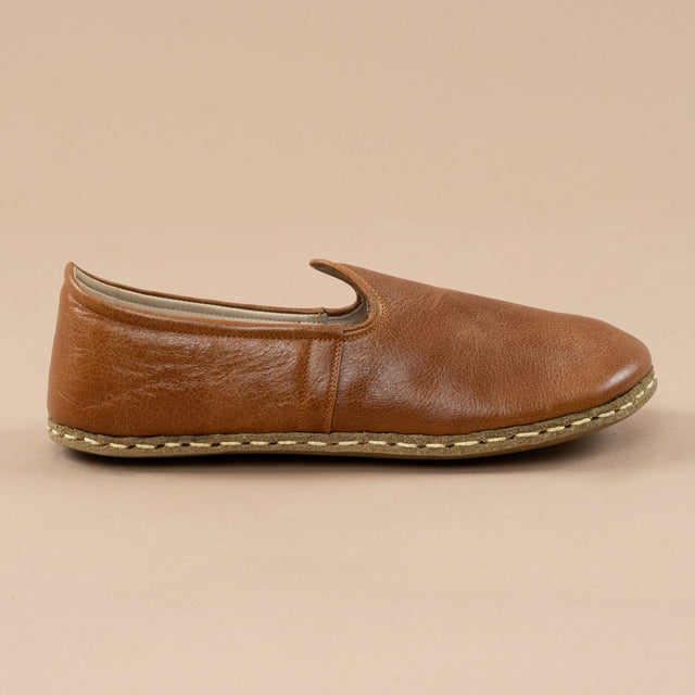Braune Barfußschuhe für Herren