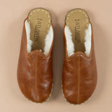 Men's Leather Brown Barefoot Shearlings