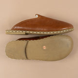 Braune Barefoot Shearlings für Damen