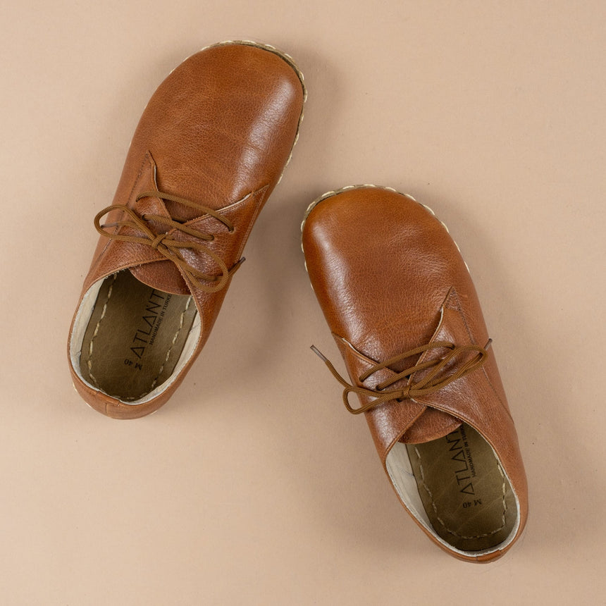 Braune Oxfords für Herren