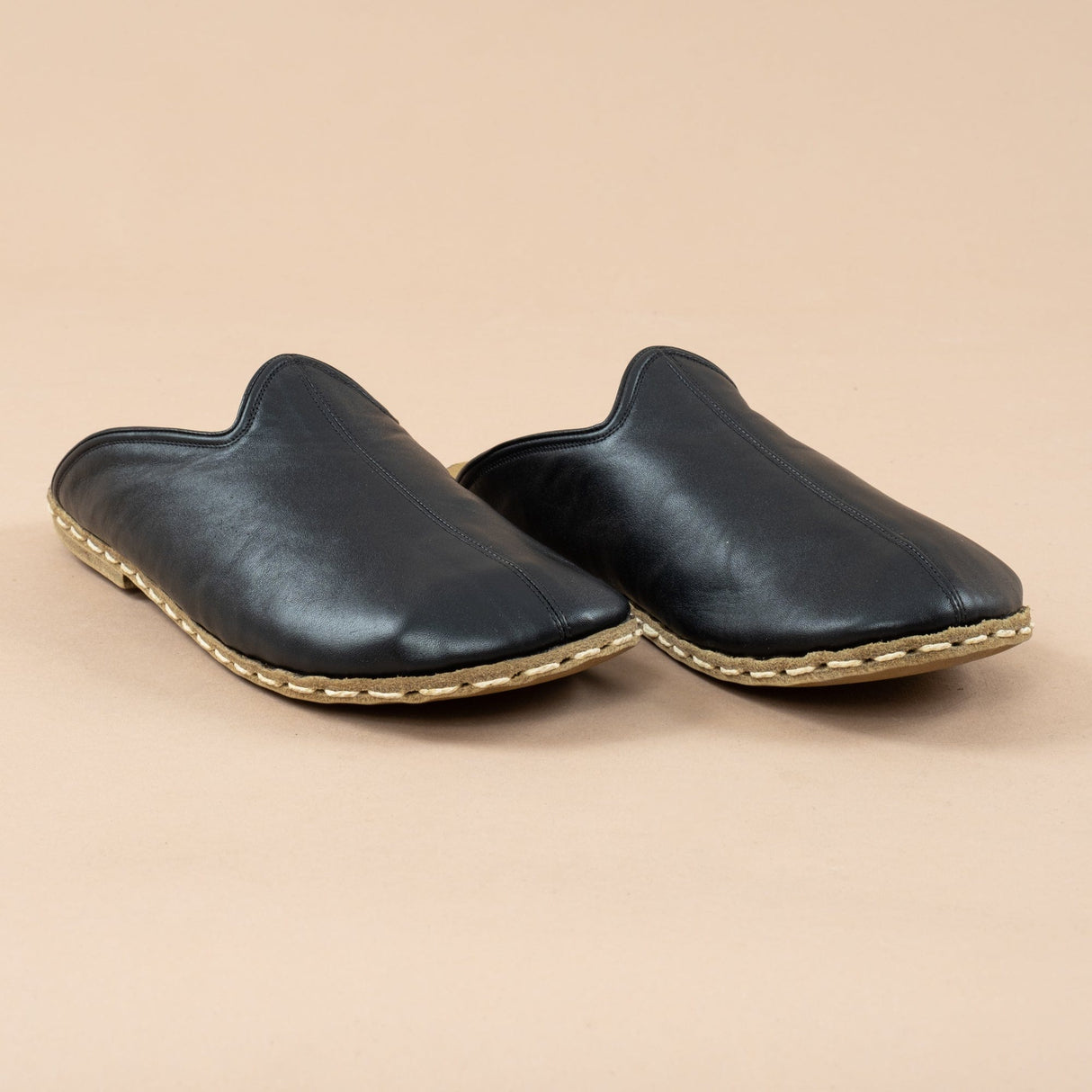 Men's Black Barefoot Slippers