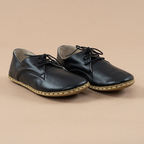 Schwarze Oxfords für Herren
