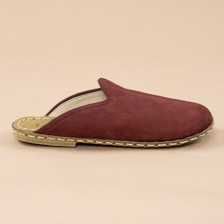 Erkek Bordo Barefoot Terlik