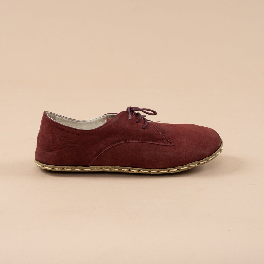Erkek Bordo Oxford Ayakkabı