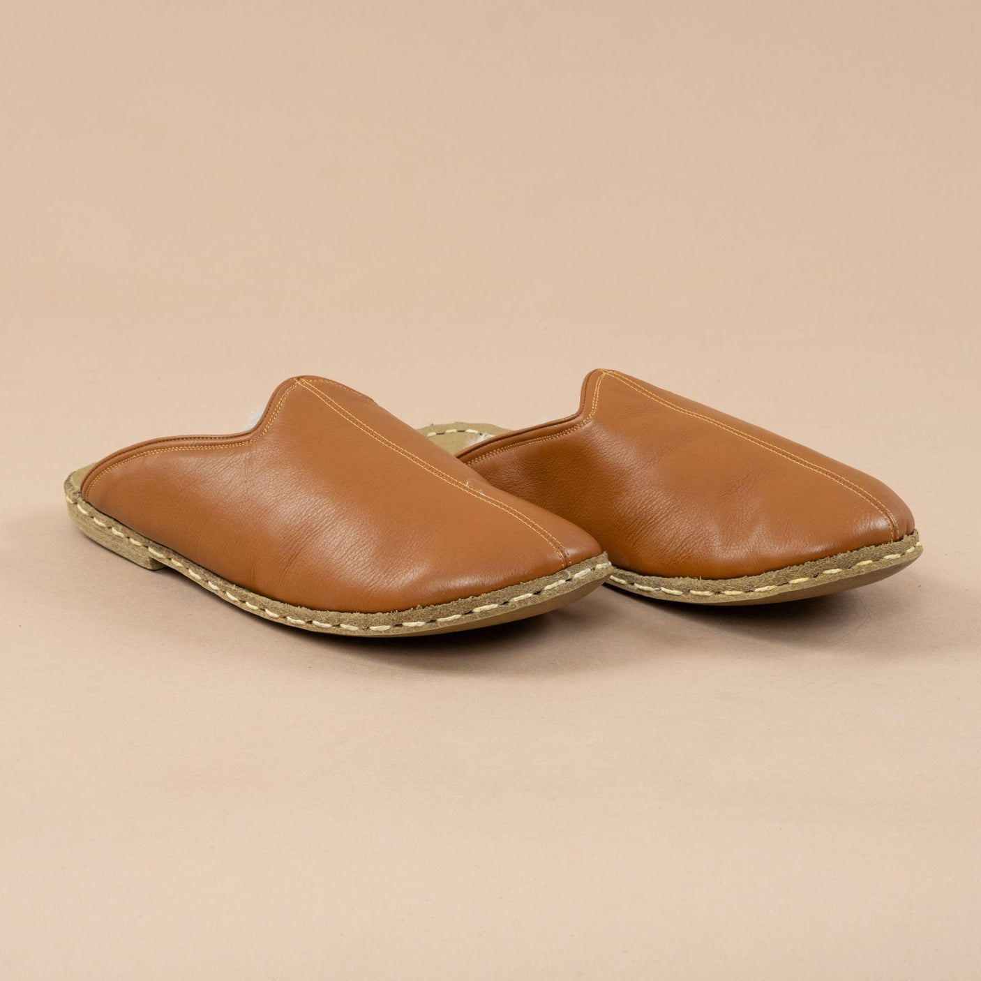 Kadın Kakao Barefoot Kürklü Terlik