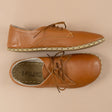 Men's Leather Cocoa Oxfords