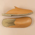 Men's Leather Coconut Barefoot Slippers