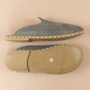 Men's Gray Barefoot Slippers