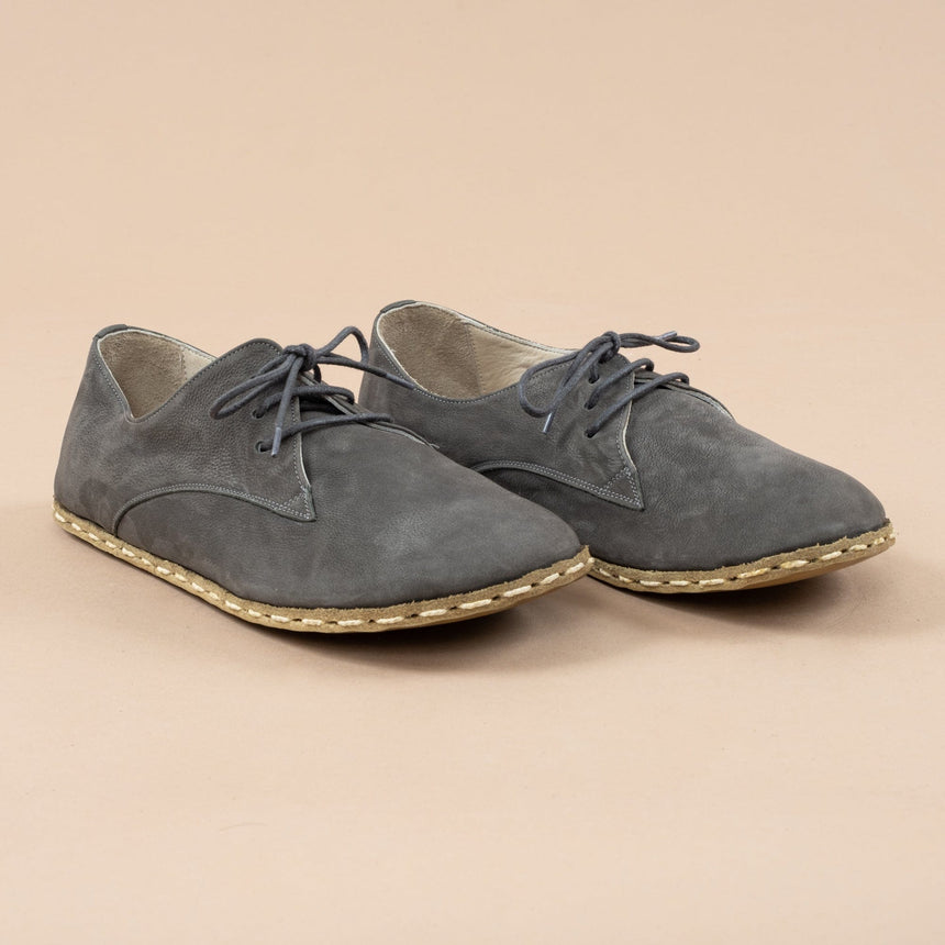Graue Oxfords für Damen