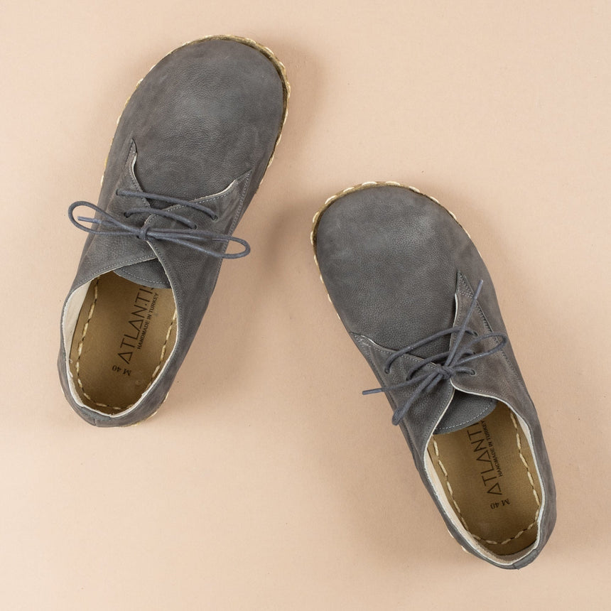 Graue Oxfords für Damen