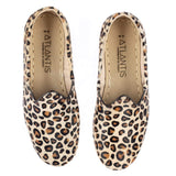 Leoparden-Slip-On-Schuhe für Damen