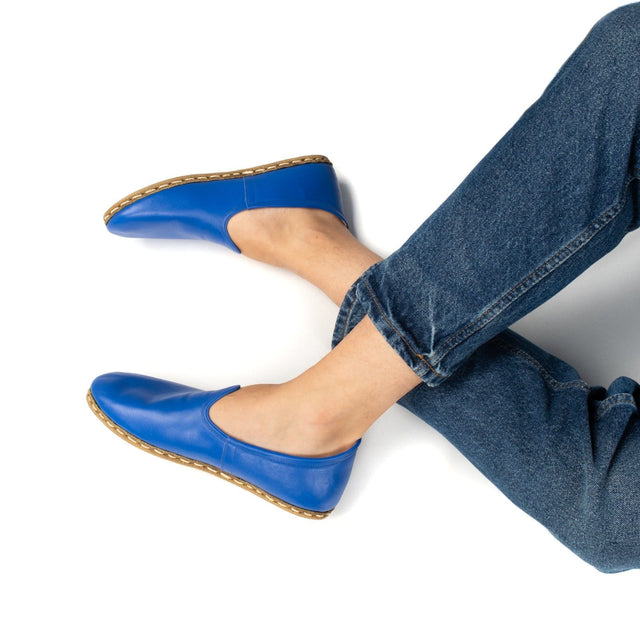 Blaue Slip-On-Schuhe für Herren