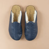 Men's Navy Barefoot Shearlings