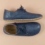 Men's Leather Navy Oxfords