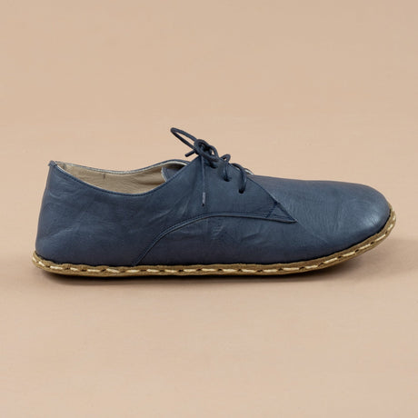 Marineblaue Oxford-Schuhe für Damen