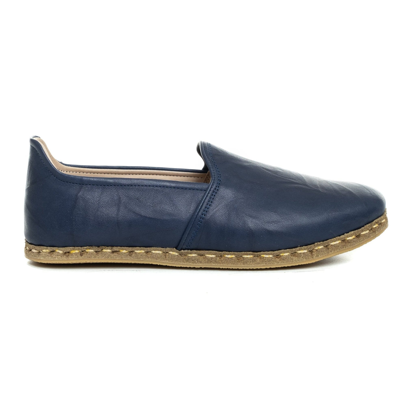 Marineblaue Slip-On-Schuhe für Damen