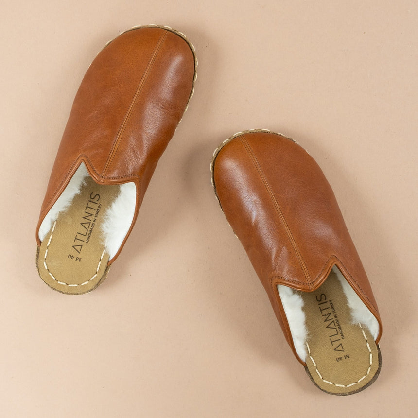 Erkek Peru Barefoot Kürklü Terlik