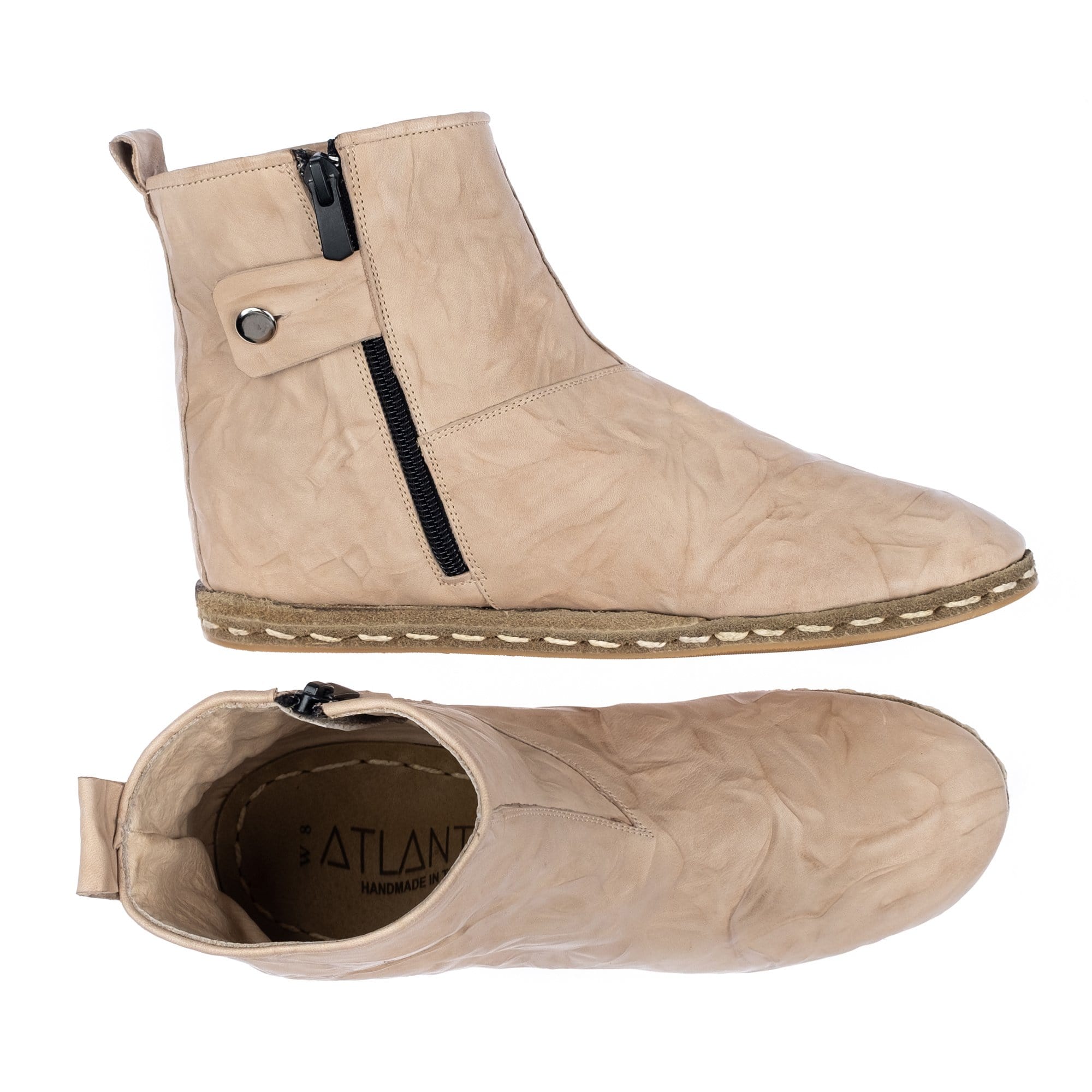 Beige Stiefel für Damen