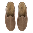 Men's Leather Beige Slippers