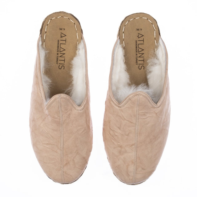 Men's Beige Shearlings