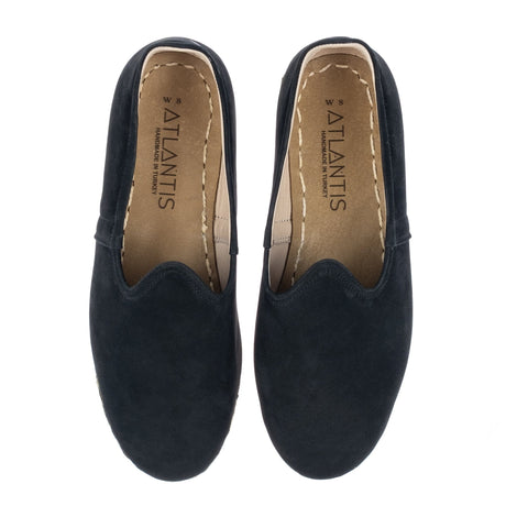 Men's Black Nubucks Slip On Shoes