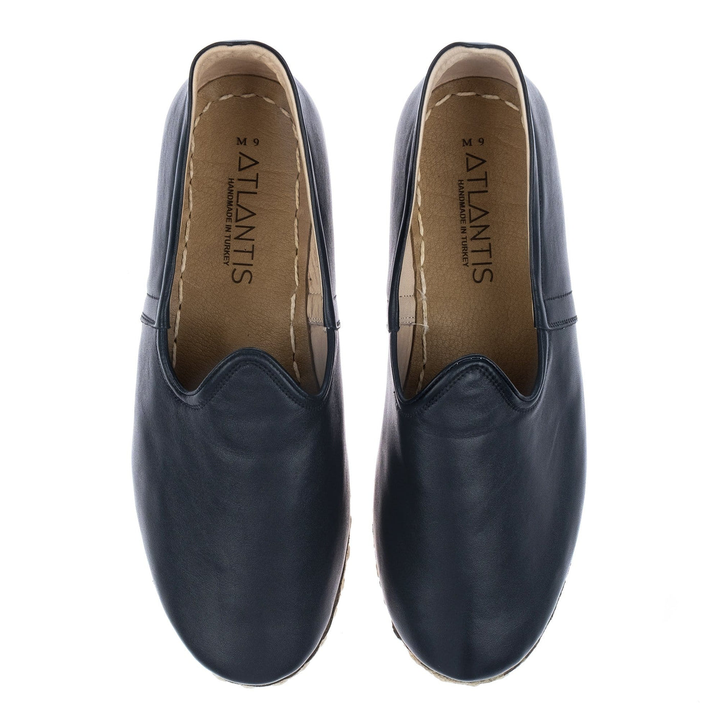 Schwarze Slip-On-Schuhe für Herren