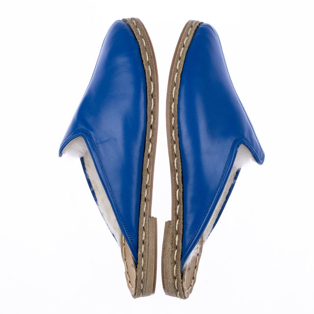 Blaue Shearlings für Damen