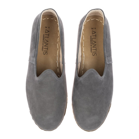 Graue Slip-On-Schuhe für Damen