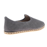 Graue Slip-On-Schuhe für Damen