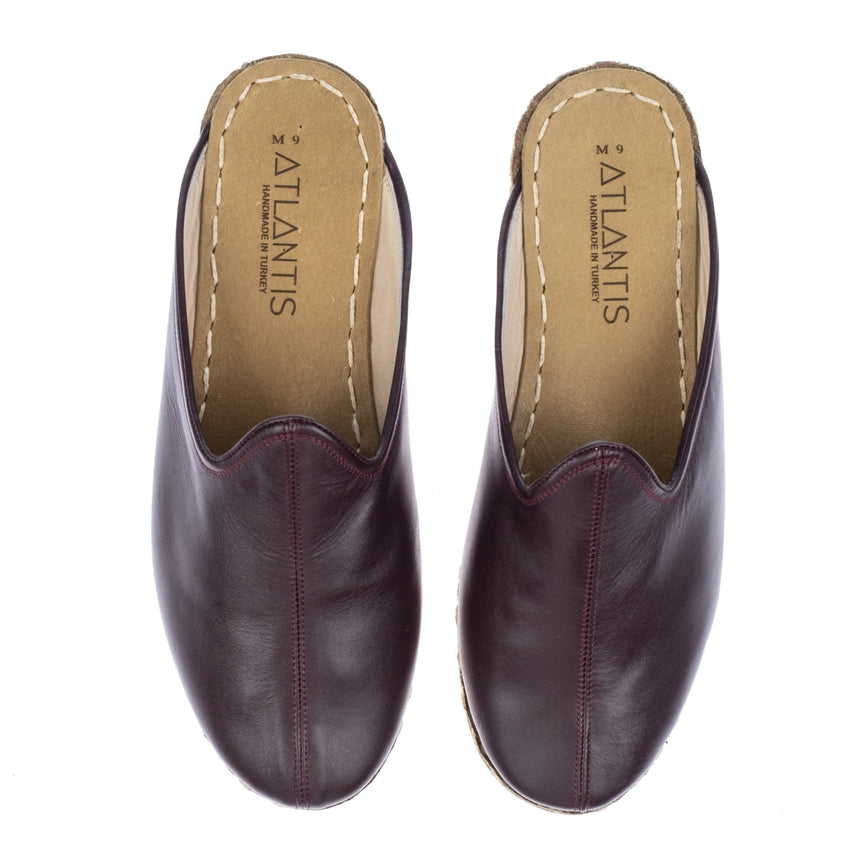 Yemeni Erkek Maroon Terlik