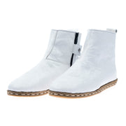 Men's White Shearling Boots