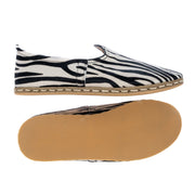 Men's Zebra Slip On Shoes