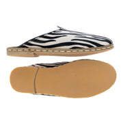 Men's Zebra Slippers