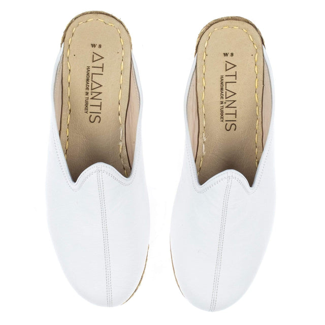 Clearance - Women's White Slippers